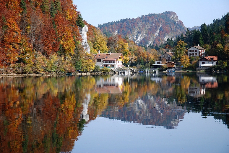 Endstation am Lac de Foto & Bild jahreszeiten, herbst