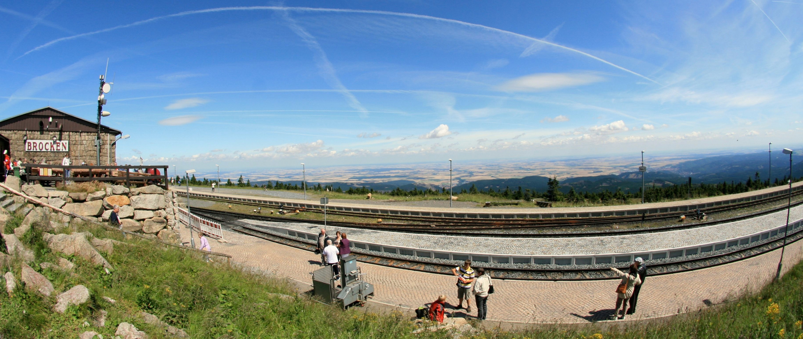 Endstation der Harzer Schmalspurbahn - Brocken -