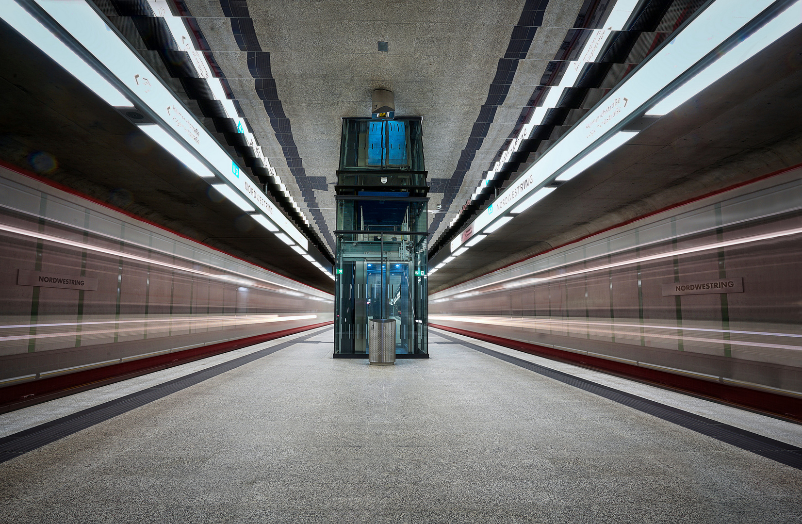 Endstation U-Bahn Haltestelle Nordwestring Nürnberg