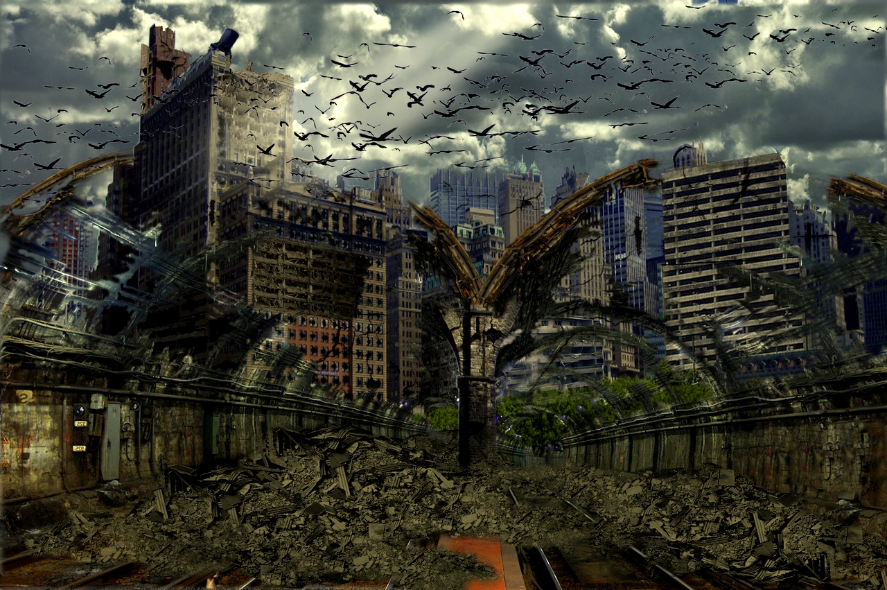 Endzeit Foto & Bild fotomontage, composing , digiart Bilder auf