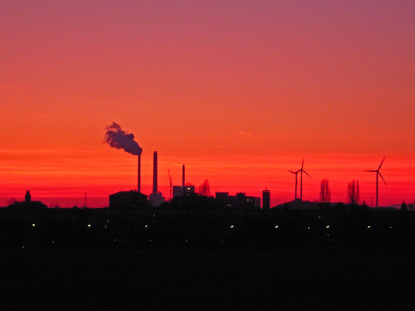 Energie benötigt und geliefert