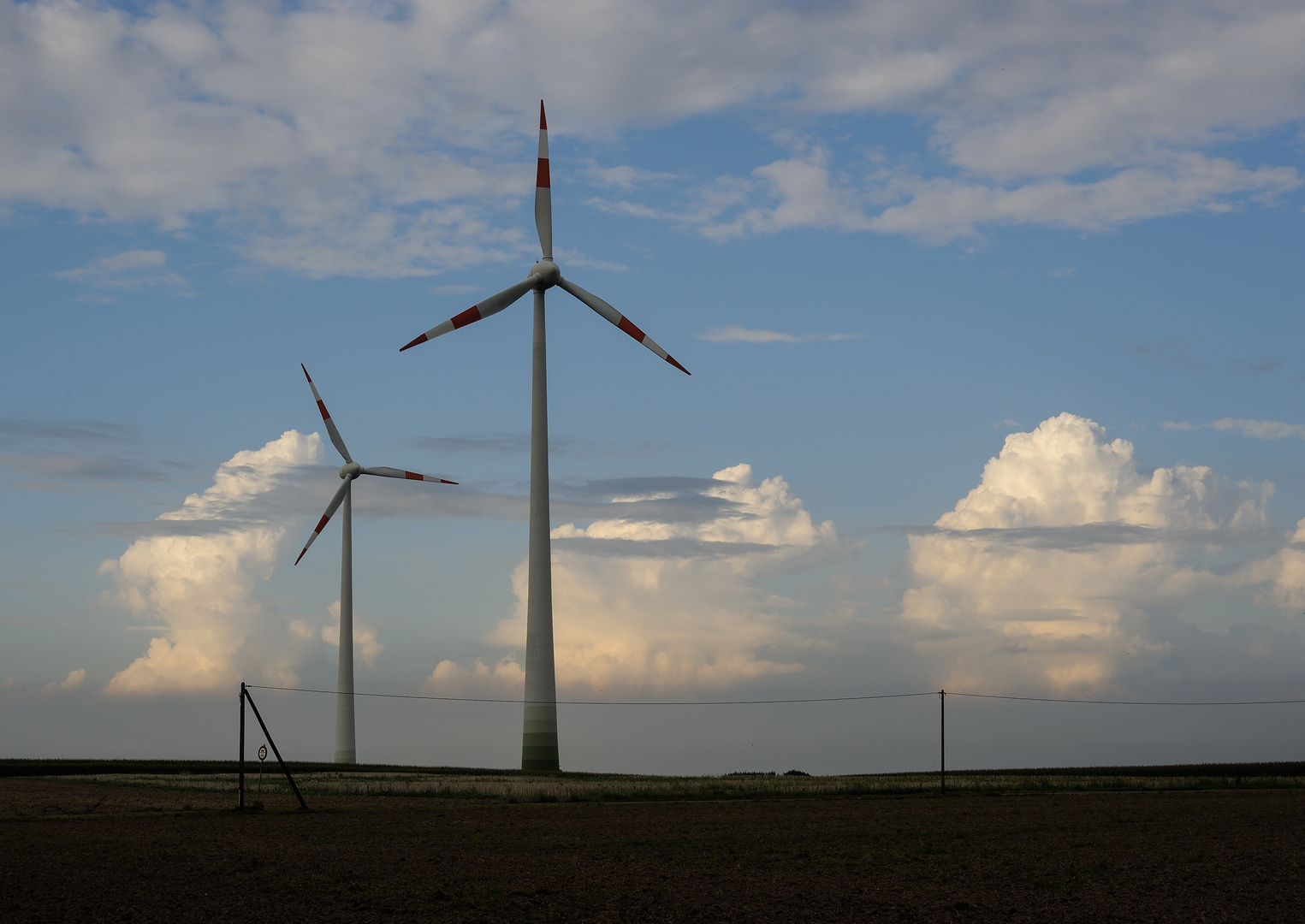 Energie in der Abenddämmerung