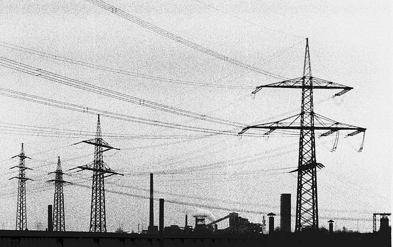 Energie-Power-rauchende Schlote-Arbeit-Kohle-Strom