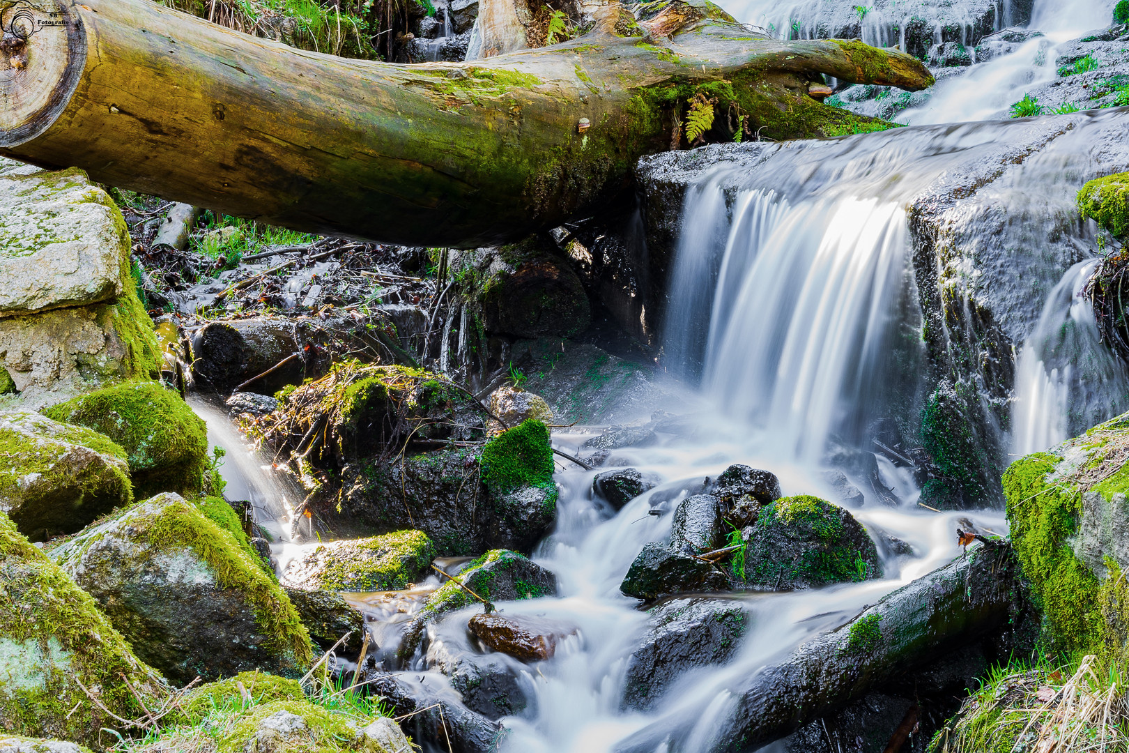 Energie tanken am Wasserfall