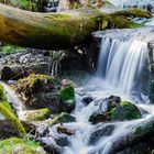 Energie tanken am Wasserfall