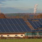 Energiebild:  Solar in Freiberg Neckar, Wind in Ingersheim, Kernkraft in Neckarwestheim