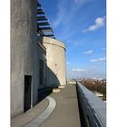 Energiebunker mit Blick auf die Stadt