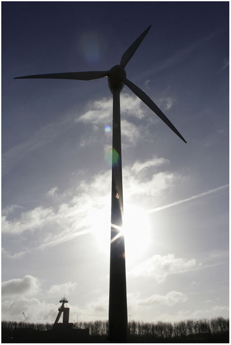 energiemix: wind,sonne,kohle.