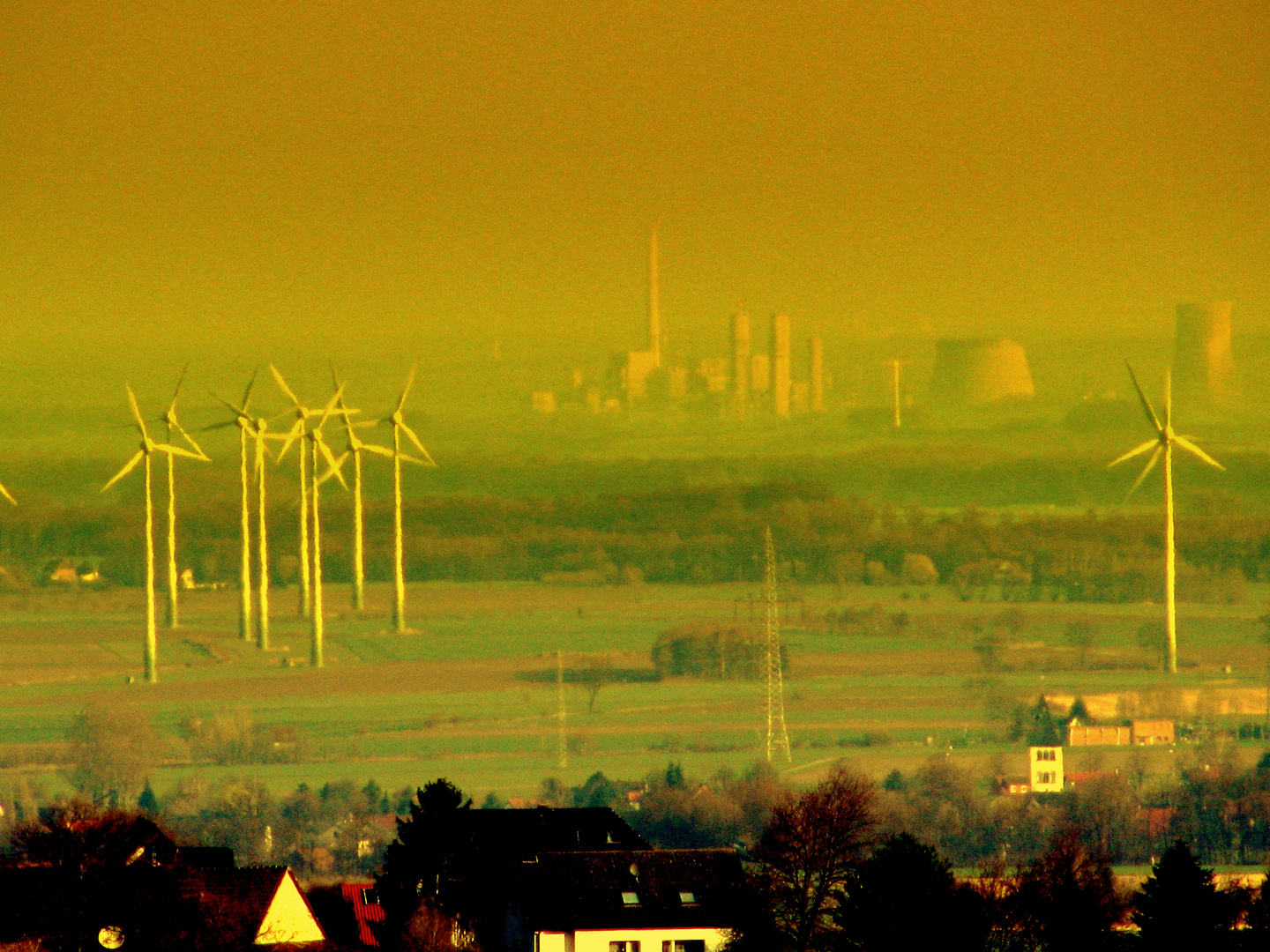 Energiewelt der Soester Börde mit Blickrichtung Hamm