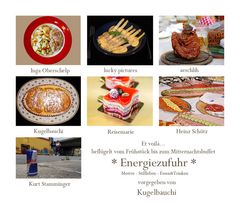 Energiezufuhr Collage