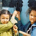 Enfants dans les rues de Nefta