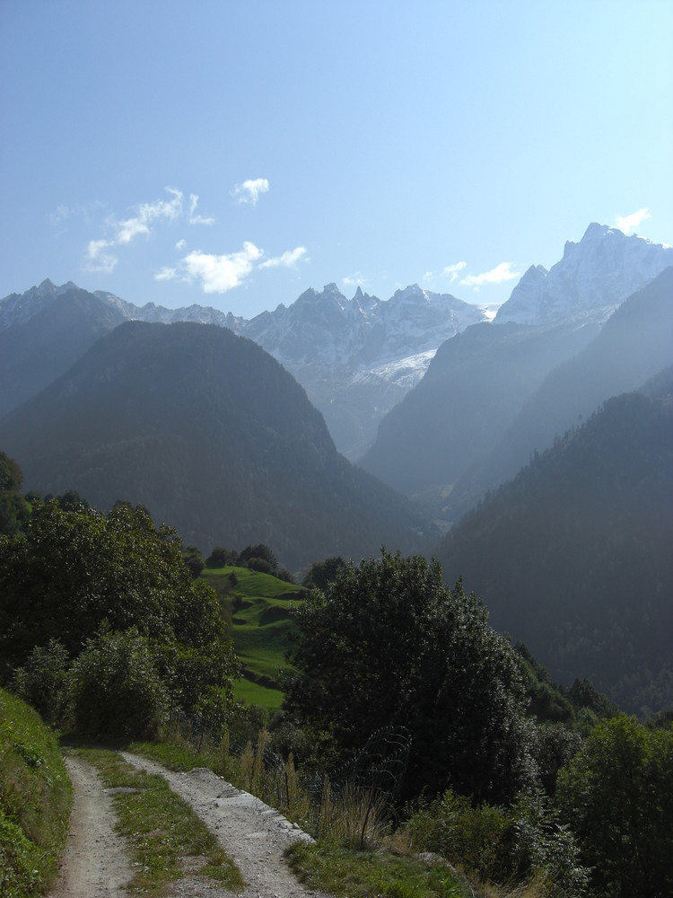 Engadin bei Soglio im September