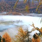 Engadin: der Nebel lichtet sich langsam...