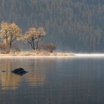 Engadin: der Nebelstreifen...