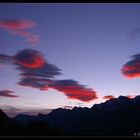 Engadin in der Abendstimmung