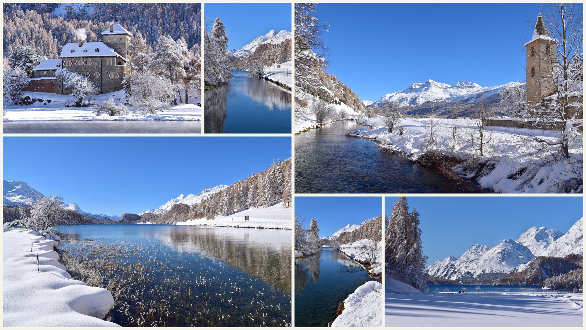 Engadin mit Wintereinbruch