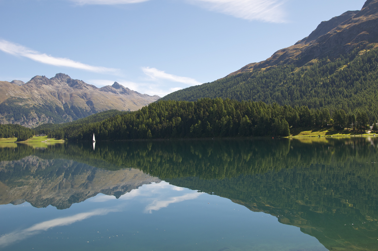 Engadina ( paradiso terrestre) panorama e riflessi