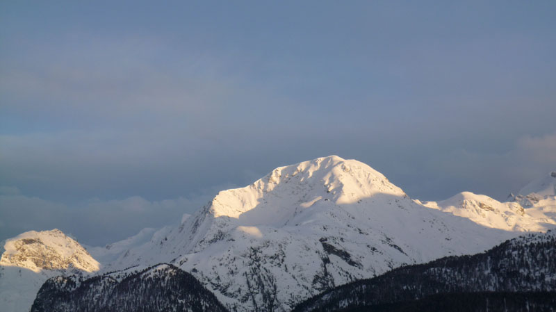 Engadina: tramonto d'Aprile 2009