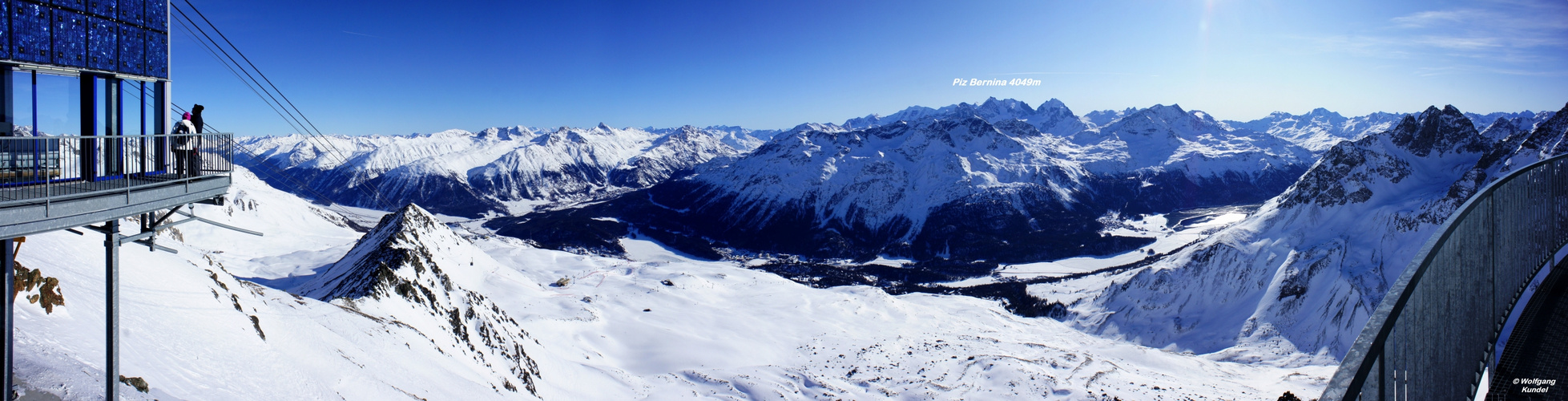 Engadinpanorama im Winter