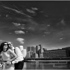 Engagement Shooting am Medienhafen Düsseldorf