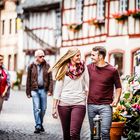 Engagement with Sue and Tom at Bacharach - rhine-valley
