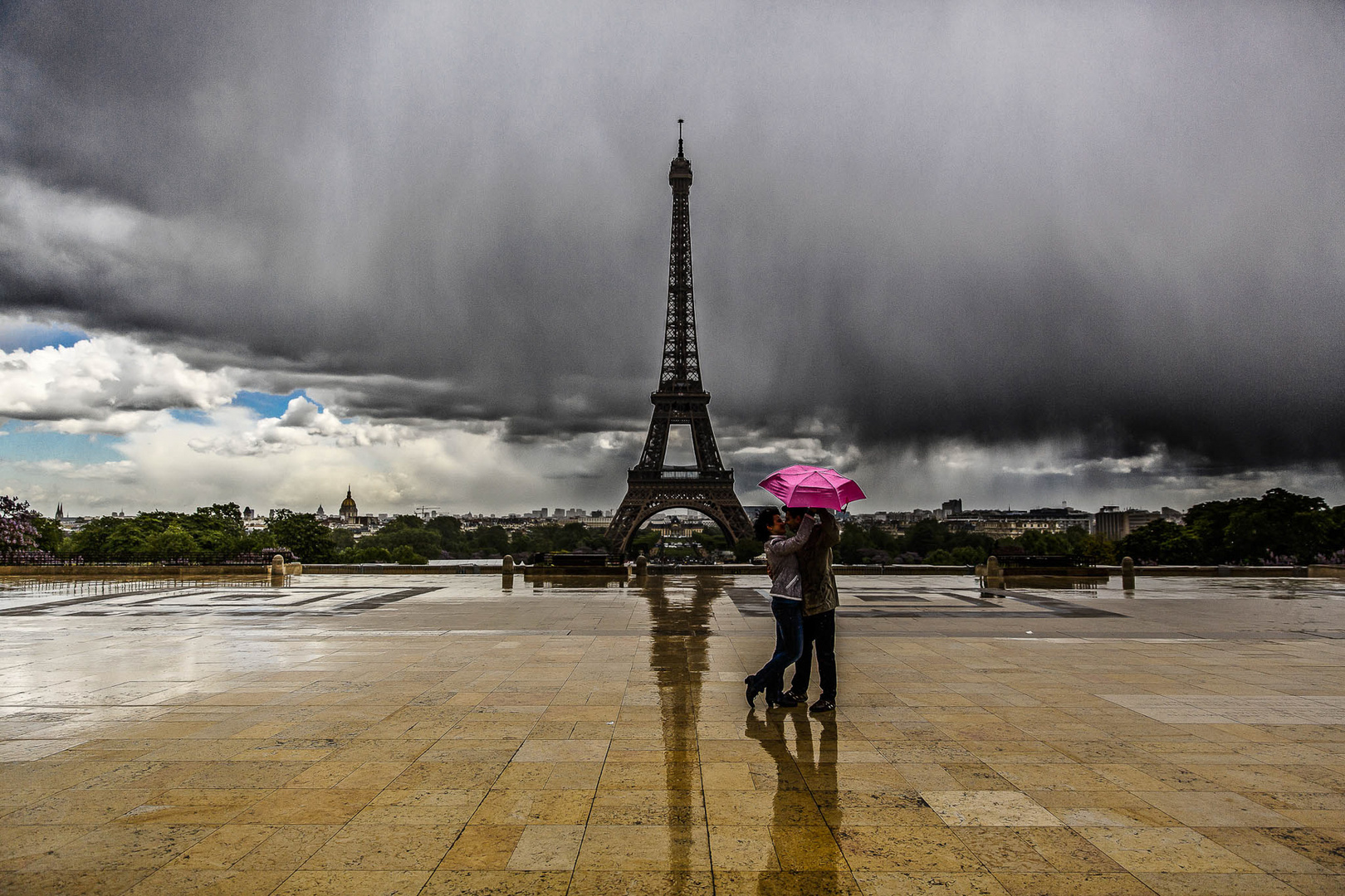 Engagementshooting in Paris