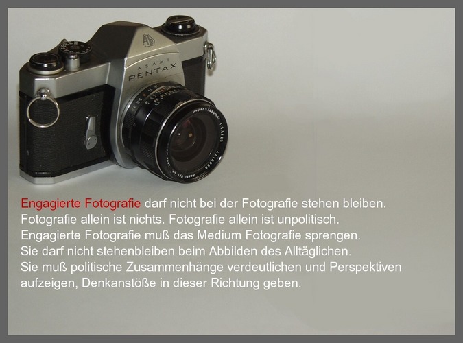 Engagierte Fotografie II