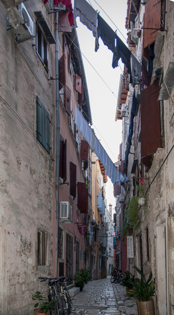 Enge Gasse in Rovinj