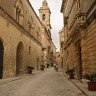 Enge Straße in Mdina (Malta)