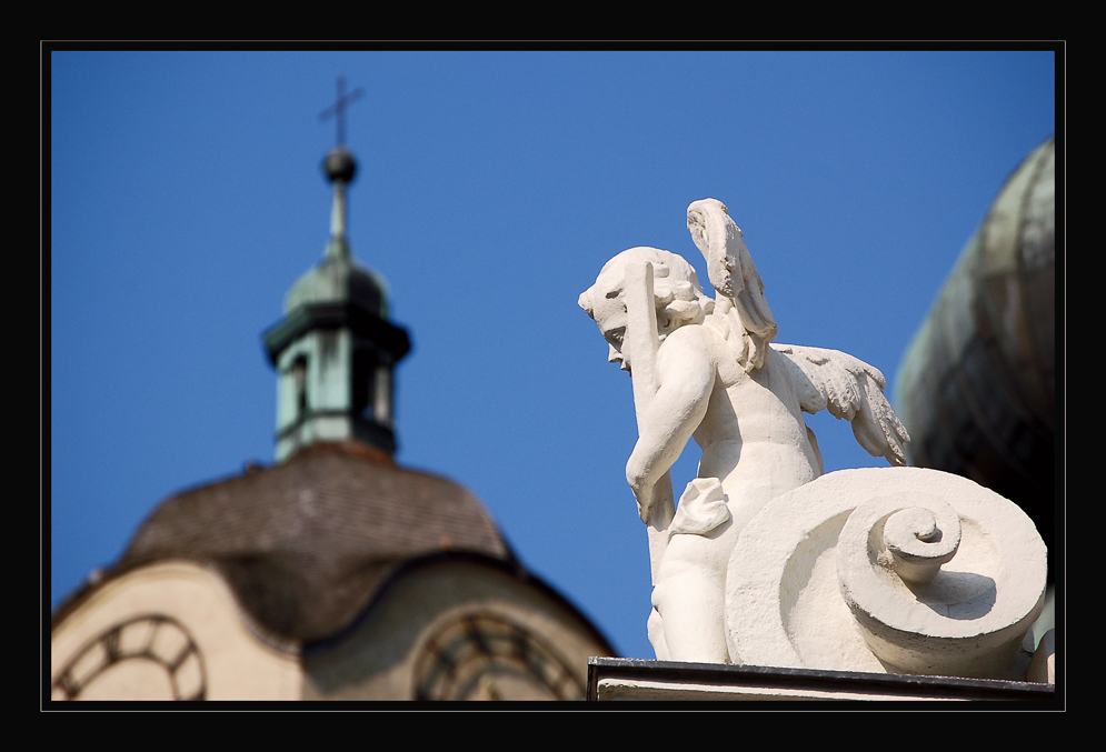 Engel und Kirchturm...