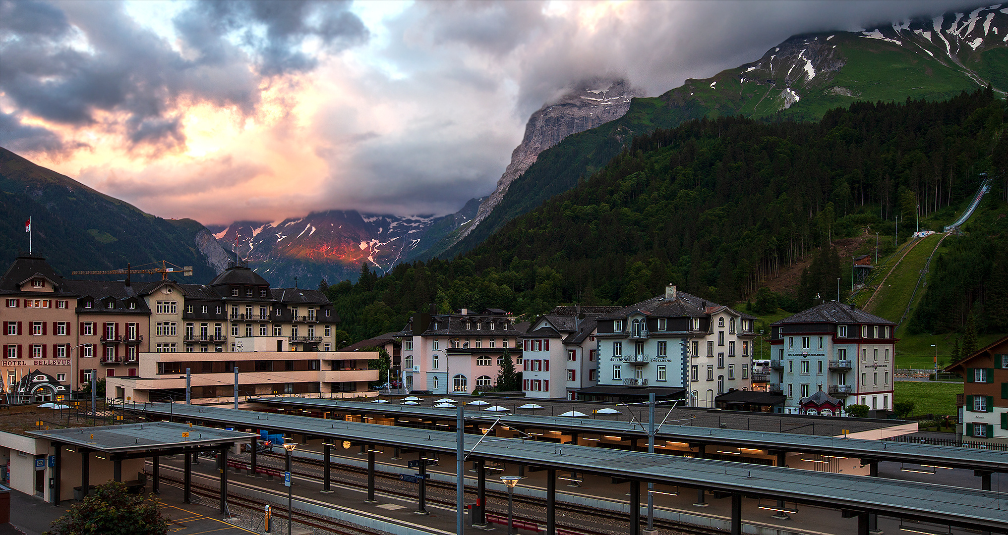 Engelberg am Abend 002