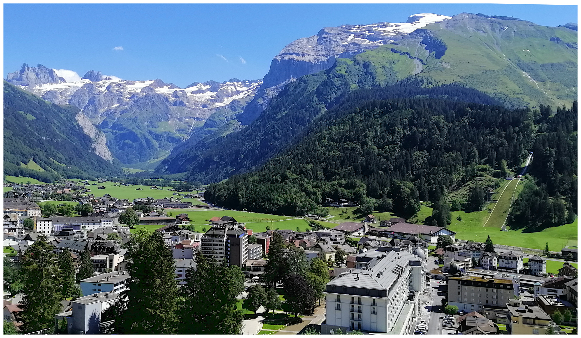 Engelberg ohne Schnee (im Sommer)