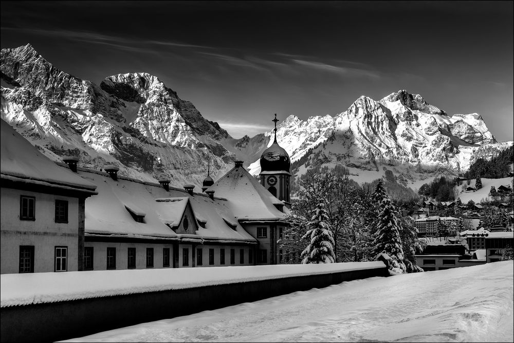 Engelberg wenn es noch kalt ist