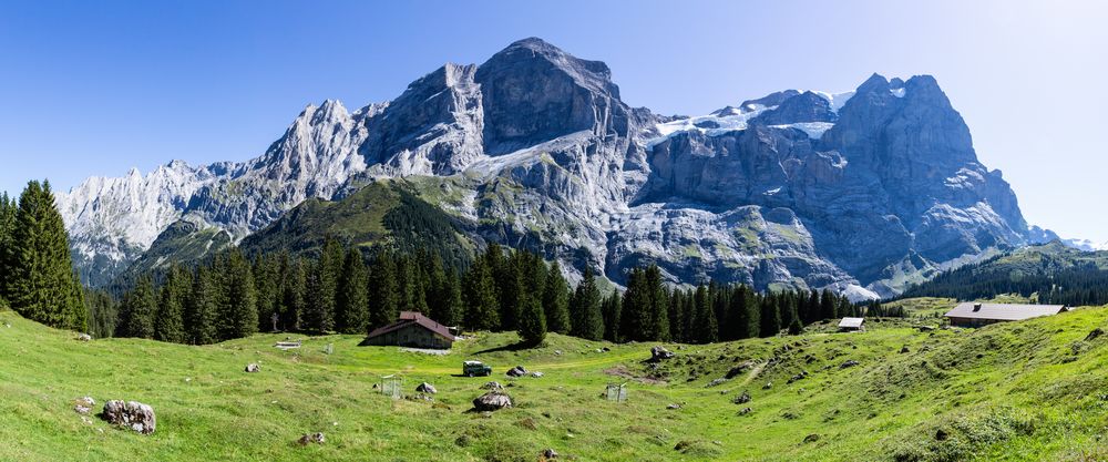 Engelhörner, Wellhorn und Wetterhorn