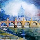 Engelsbrücke und St. Peter in Rom