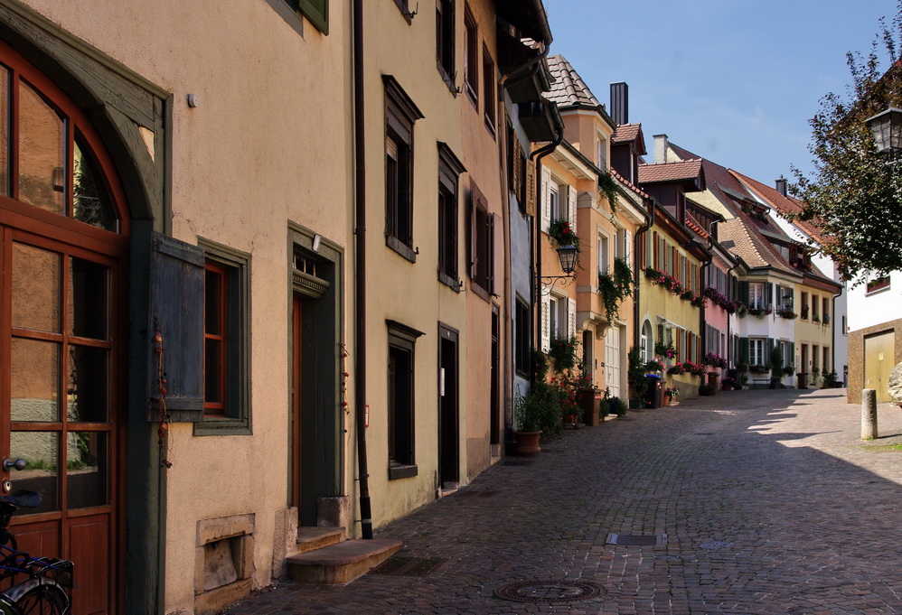 Engen, Häuserzeile in der Altstadt