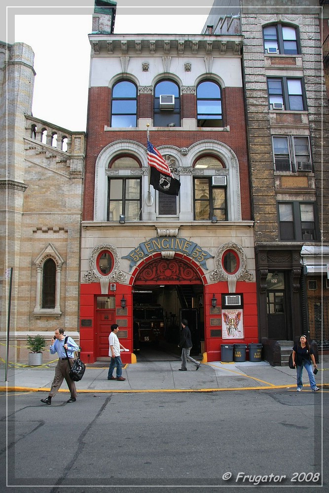 Engine 55 in Little Italy
