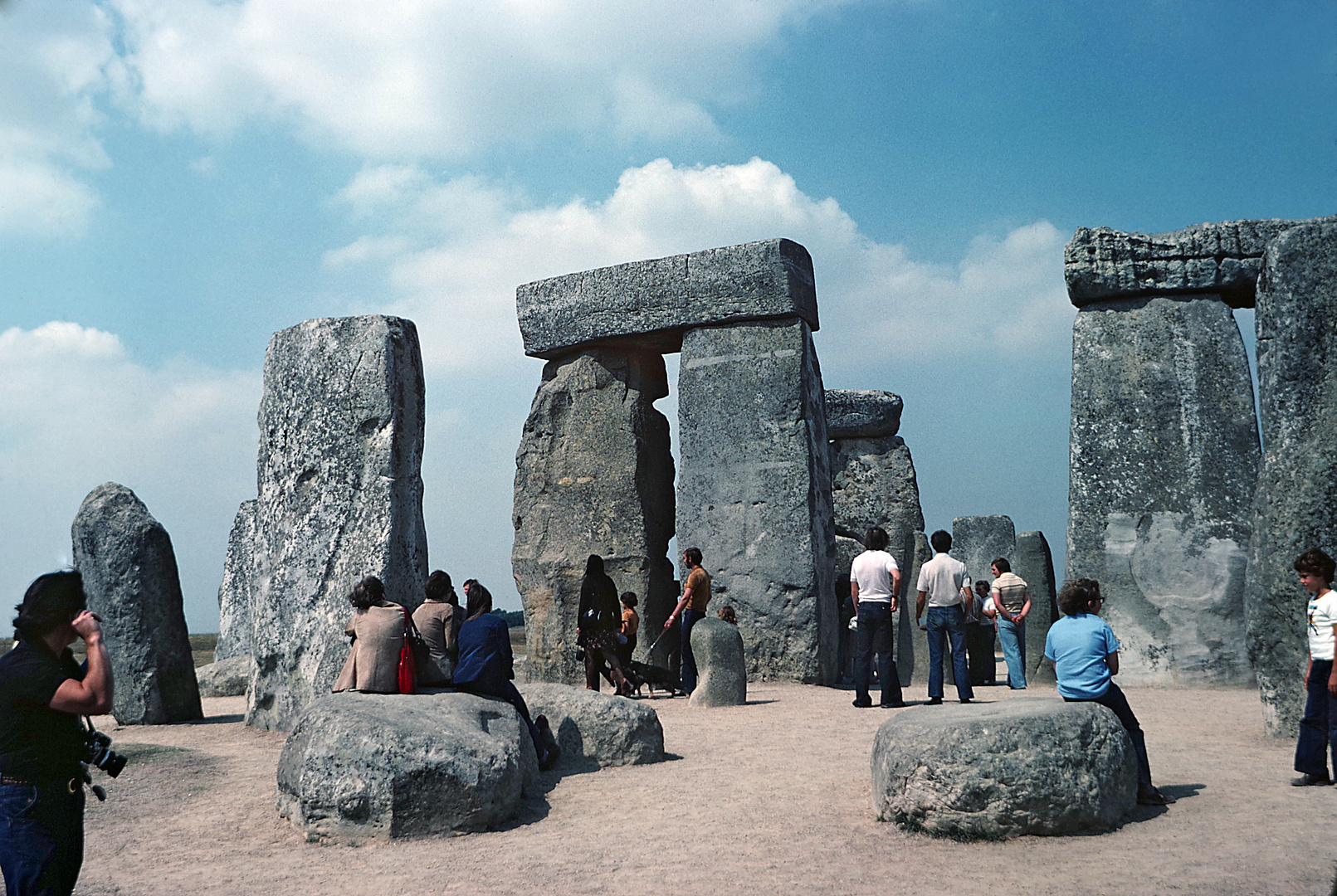 England 1976, als man noch zwischen den Steinen herum laufen durfte