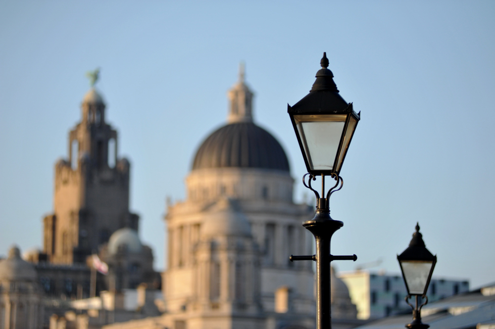 England, Liverpool - am River Mersey