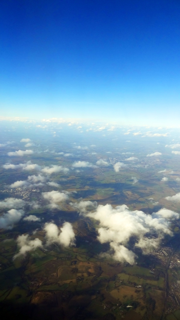 England von Oben (ein Blick aus dem Fenster)