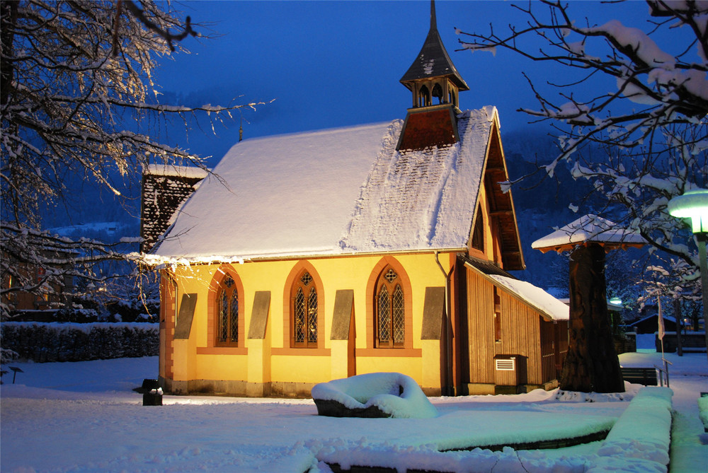 Englisch Kapelle in Meiringen/CH/incl. Sherlock Museum