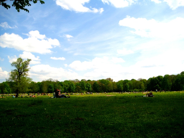 Englischer Garten Liegewiese Foto & Bild landschaft, Äcker, felder