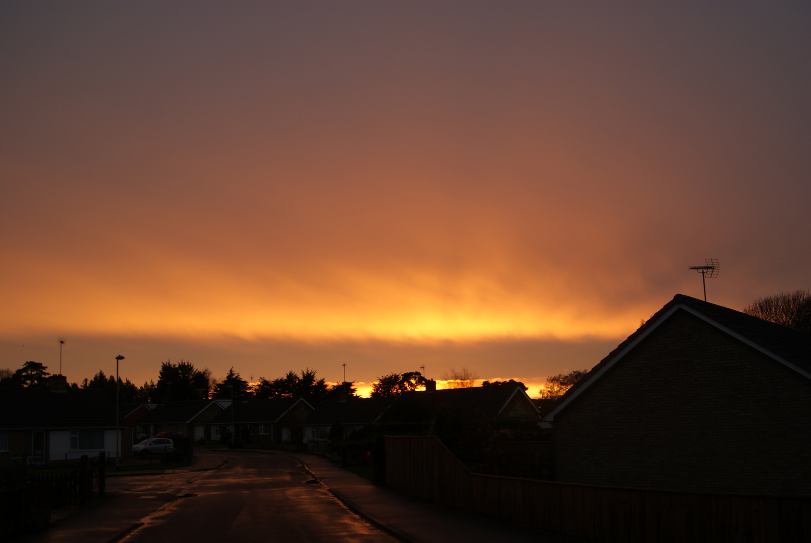 Englischer Sonnenuntergang