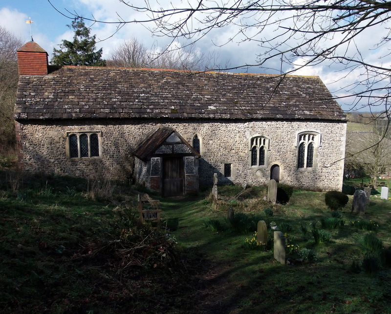 English Idyll-Coombs Church, West Sussex