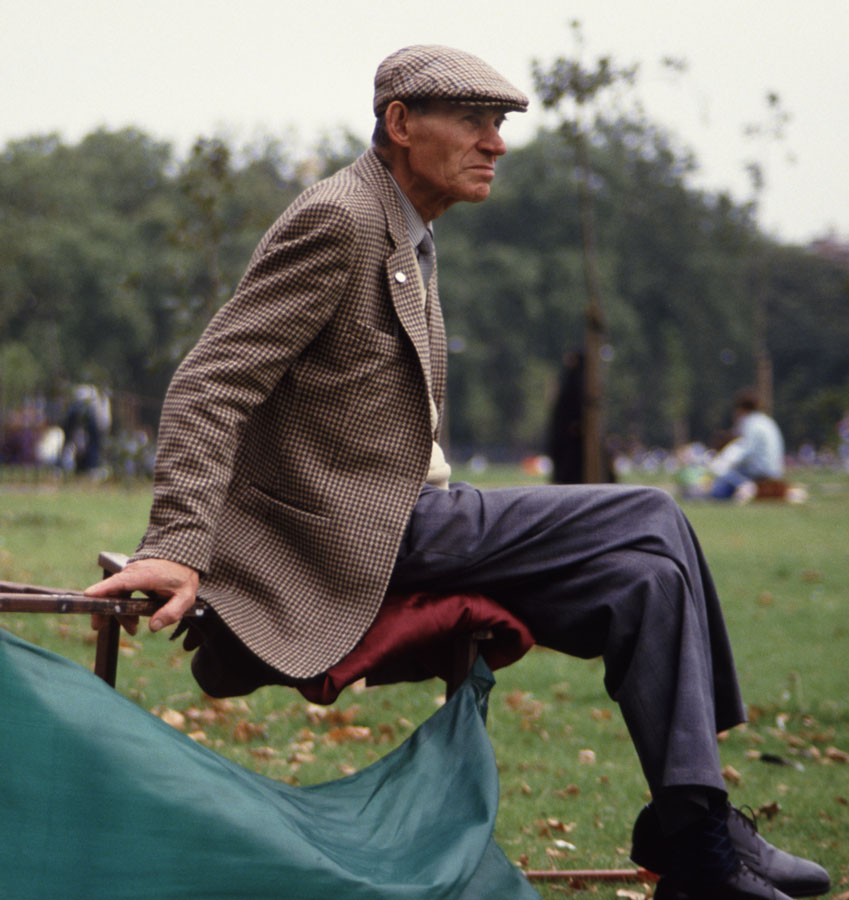 English man on english Green