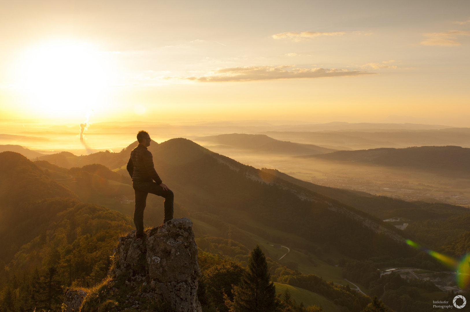 Enjoing the sunrise