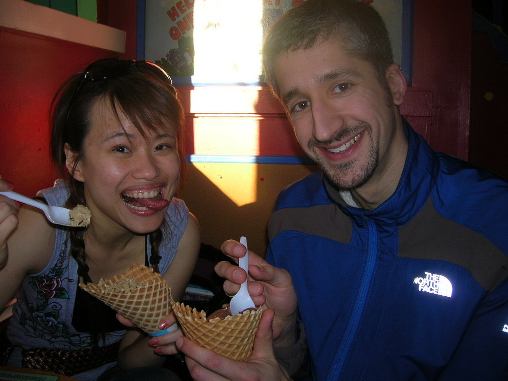 enjoy your ice cream (at Ben & Jerry's)