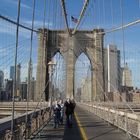 Enjoying Brooklyn Bridge