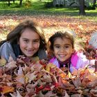 Enjoying the autumn leaves