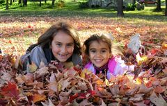 Enjoying the autumn leaves